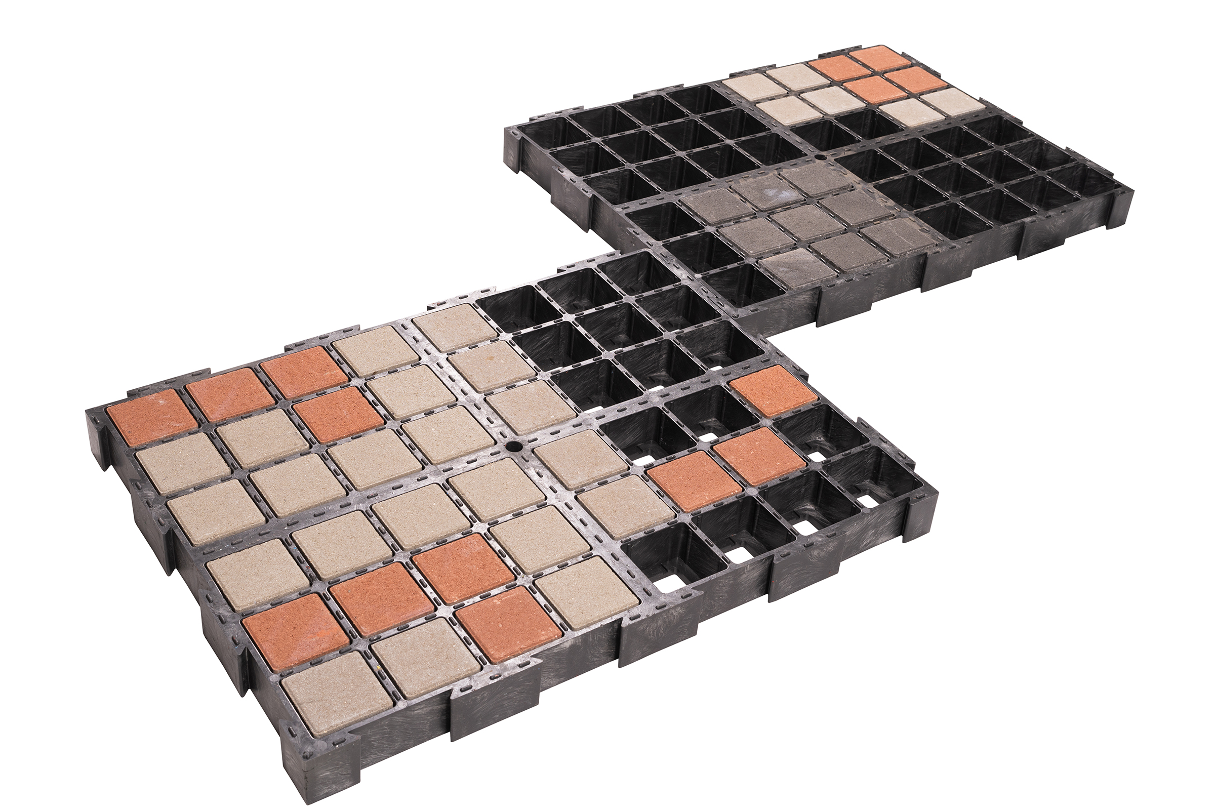 Bodensystem Heinz - mit Pflastersteinen vorbefüllt